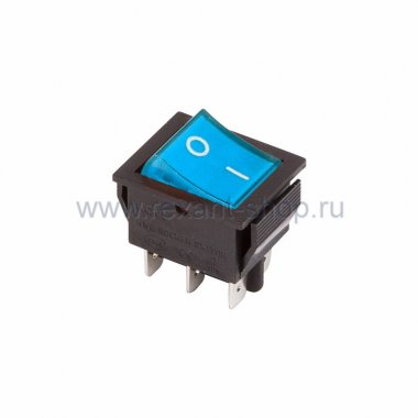Фотография товара 'Rexant Выключатель клавишный 250V 15А (6с) 36-2351'