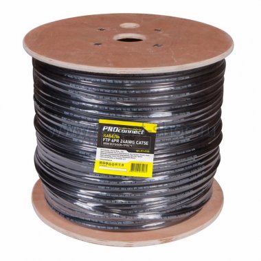 Фотография товара 'Rexant Кабель FTP 4PR 24AWG CAT5e 01-0155'