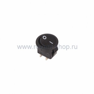 Фотография товара 'Rexant Выключатель клавишный круглый 250V 6А (2с) 36-2510'