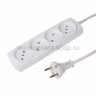 Фотография товара 'Rexant Удлинитель 4 гнезда 1.5м 11-2408'
