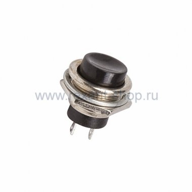 Фотография товара 'Rexant Выключатель-кнопка маталл 220V 2А 36-3350'