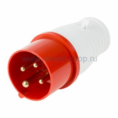 Фотография товара 'Rexant Вилка 014 переносная 3Р+РЕ 16А 380В IP44 11-8901'