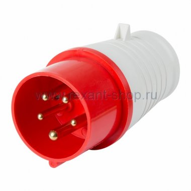 Фотография товара 'Rexant Вилка 015 переносная 3Р+РЕ+N 16А 380В IP44 11-8902'