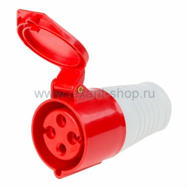 Фотография товара 'Rexant Розетка 224 переносная 3Р+РЕ 32А 380В IP44 11-8922'