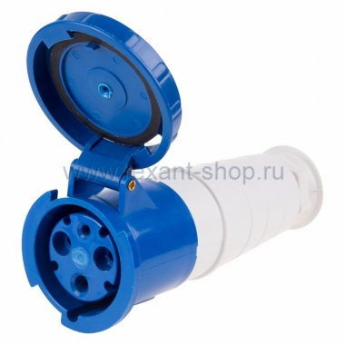 Фотография товара 'Rexant Розетка 233 переносная 2Р+РЕ 63А 220В IP67 11-8924'