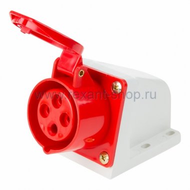 Фотография товара 'Rexant Розетка 114 стационарная 3Р+РЕ 16А 380В IP44 11-8910'