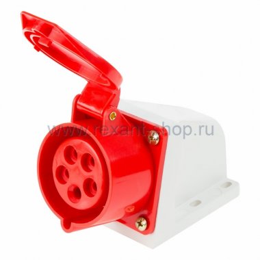 Фотография товара 'Rexant Розетка 115 стационарная 3Р+РЕ+N 16А 380В IP44 11-8911'