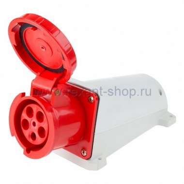 Фотография товара 'Rexant Розетка 135 стационарная 3Р+РЕ+N 63А 380В IP67 11-8917'