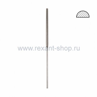 Фотография товара 'Rexant Надфиль алмазный полукруглый 12-4102-4'