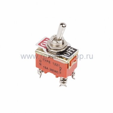 Фотография товара 'Rexant Тумблер 250V 6А (4c) 36-4130'