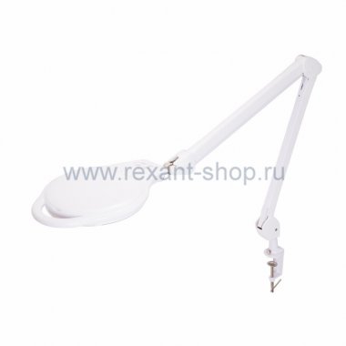 Фотография товара 'Rexant Лупа 5Х на струбцине КРУГЛАЯ с подсветкой 96 LED 31-0535'