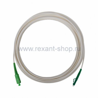 Фотография товара 'Rexant SC(APC)-LC(APC) simplex 5м, 3мм, LSZH, SM (G.657) оптический патч-корд 50-0905'