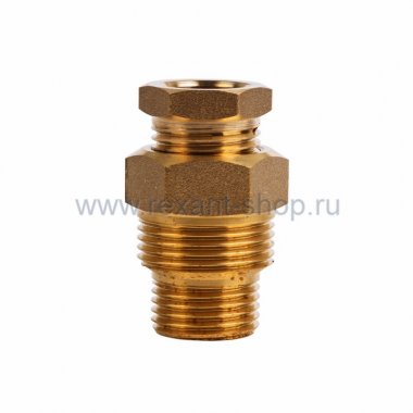 Фотография товара 'Rexant Сальник с двойной резьбой 1/2 и 3/4 для ввода кабеля в трубу 51-0610-2'