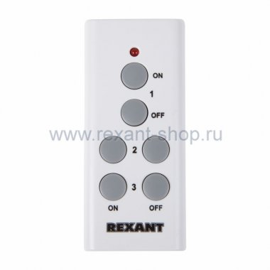 Фотография товара 'Rexant Радиоуправляемая розетка c пультом RX-002 10-6025'