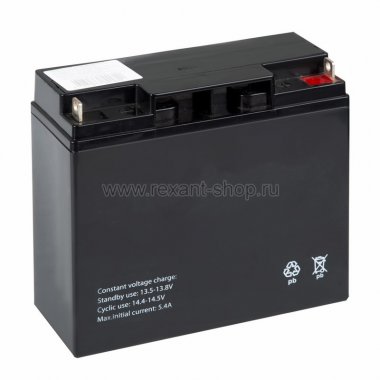 Фотография товара 'Rexant Аккумулятор 12В 17 А/ч 30-2170-4'