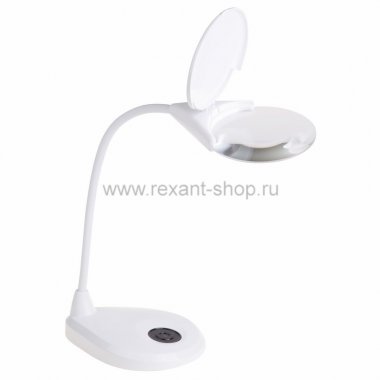 Фотография товара 'Rexant Лупа настольная 3D+12D с подсветкой LED 31-0560'