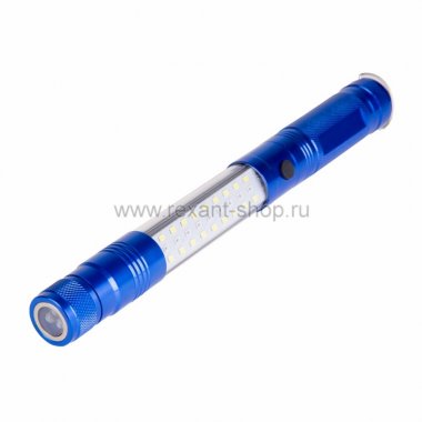 Фотография товара 'Rexant Телескопический фонарь с магнитом 75-0161'