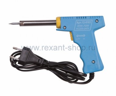 Фотография товара 'Rexant Паяльник импульсный (HS-50T) 220V/30-70 Вт 12-0161'