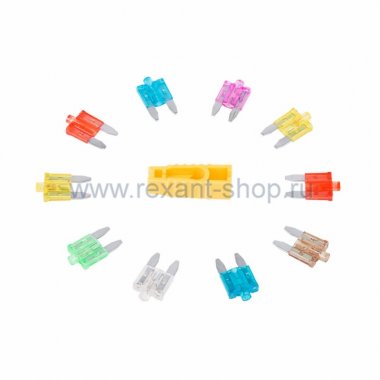Фотография товара 'Rexant Набор автомобильных предохранителей 80-7122'