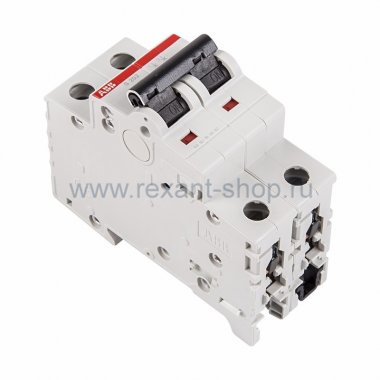 Фотография товара 'Rexant Автоматический выключатель 2P 20А (С) 4,5kA 81-0013'
