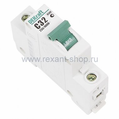 Фотография товара 'Rexant Автомат 1-полюсный 32А 4,5кА 81-0255'