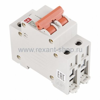 Фотография товара 'Rexant Автоматический выключатель BKN 2P C16A 81-0519'