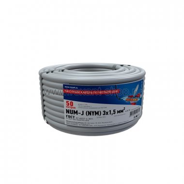 Фотография товара 'Rexant Кабель NUM-J (NYM) 01-8704-50'
