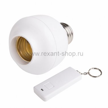 Фотография товара 'Rexant Цоколь для лампочки , с пультом дистанционного управления 10-6016'