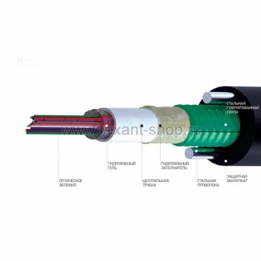 Фотография товара 'Rexant Кабель волоконно-оптический 9/125 одномодовый 50-6851'