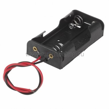 Фотография товара 'Rexant Батарейный отсек 2 x AA (с проводами) 16-0822-9'