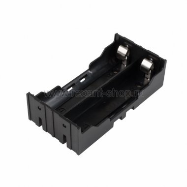 Фотография товара 'Rexant Батарейный отсек 2 х 18650 Li-ion (на плату) 16-0802-9'