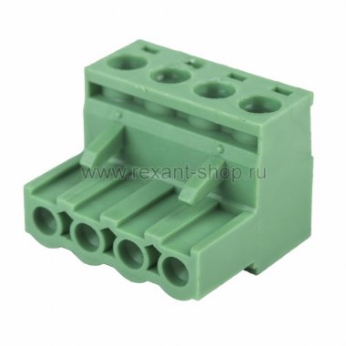 Фотография товара 'Rexant Клеммная колодка винтовая угловая (2EDGK-04P) 16-0904-9'