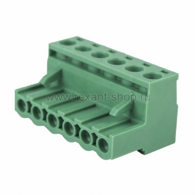 Фотография товара 'Rexant Клеммная колодка винтовая угловая (2EDGK-06P) 16-0906-9'