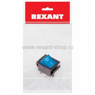 Фотография товара 'Rexant Выключатель клавишный 250V 16А 36-2331-1'