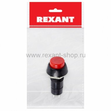 Фотография товара 'Rexant Выключатель-кнопка 250V 1А (2с) 36-3040-1'