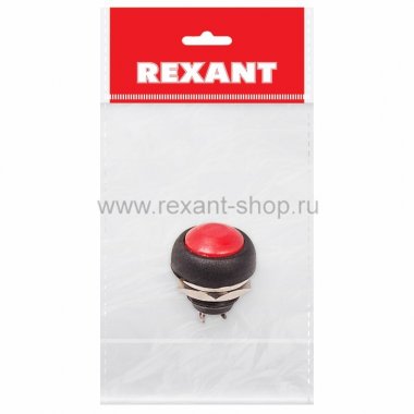 Фотография товара 'Rexant Выключатель-кнопка 250V 1А (2с) 36-3050-1'