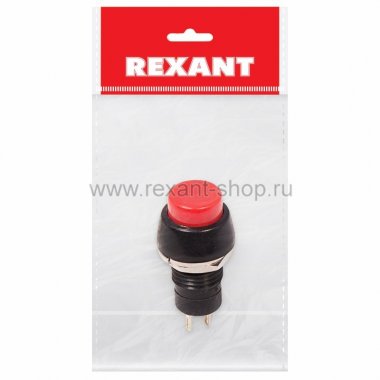 Фотография товара 'Rexant Выключатель-кнопка 250V 1А (2с) 36-3070-1'
