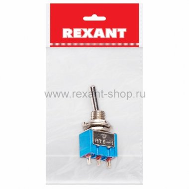 Фотография товара 'Rexant Тумблер 250V 3А (3c) 36-4010-1'