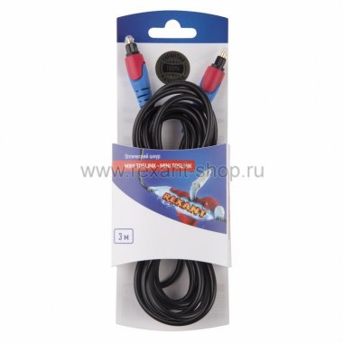 Фотография товара 'Rexant Шнур оптический Toslink 3М 06-3130'