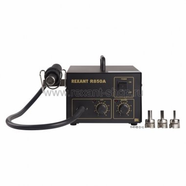 Фотография товара 'Rexant Паяльная станция (термофен) термовоздушная 12-0716'