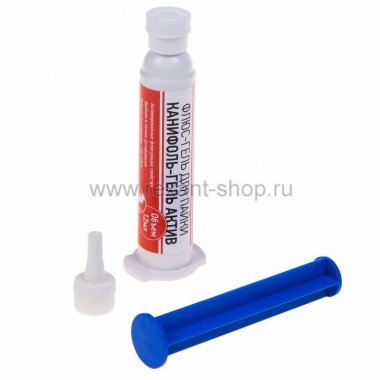 Фотография товара 'Rexant Флюс-гель для пайки КАНИФОЛЬ-ГЕЛЬ АКТИВ 09-3686'