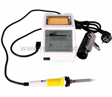 Фотография товара 'Rexant Паяльная станция (150-420С) 220V/48 Вт 12-0141'