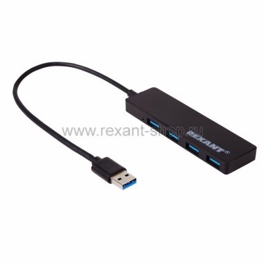 Фотография товара 'Rexant Разветвитель USB 3.0 на 4 порта 18-4131'
