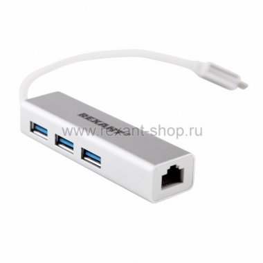 Фотография товара 'Rexant Разветвитель USB 3.1 Type-C на 4 порта 18-4142'