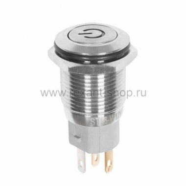 Фотография товара 'Rexant Кнопка антивандальная 16 12В 36-3241'
