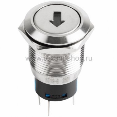 Фотография товара 'Rexant Кнопка антивандальная 19 12В 36-3454'