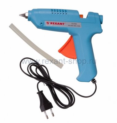 Фотография товара 'Rexant Пистолет клеевой 100 Вт 12-0105'