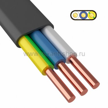 Фотография товара 'Rexant Кабель ВВГ-Пнг(А) 01-8215-3'