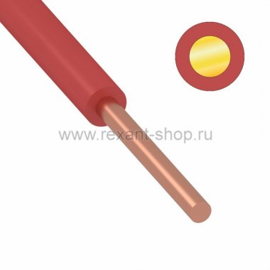 Фотография товара 'Rexant Провод ПуВ (ПВ-1) 01-8603-4'