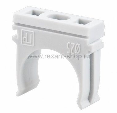 Фотография товара 'Rexant Крепёж-клипса для труб 40 мм 28-0140'